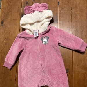 Disney Onsie Quilted Minnie Mouse 6 9 MO